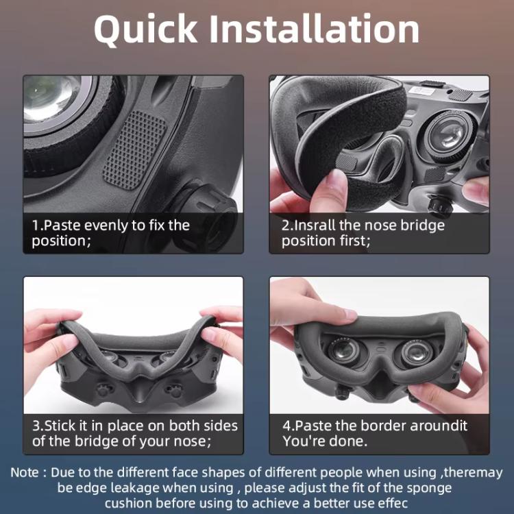 لواصق حماية نظارات DJI Avata Goggles 2 BRDRC، واقيات عينية، لنظارات DJI Avata Goggles 2