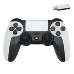 يد تحكم لاسلكية مزدوجة المحرك والاهتزاز 6 محاور 2.4G لأجهزة PS4 / PS5 / أندرويد / iOS / الكمبيوتر الشخصي
