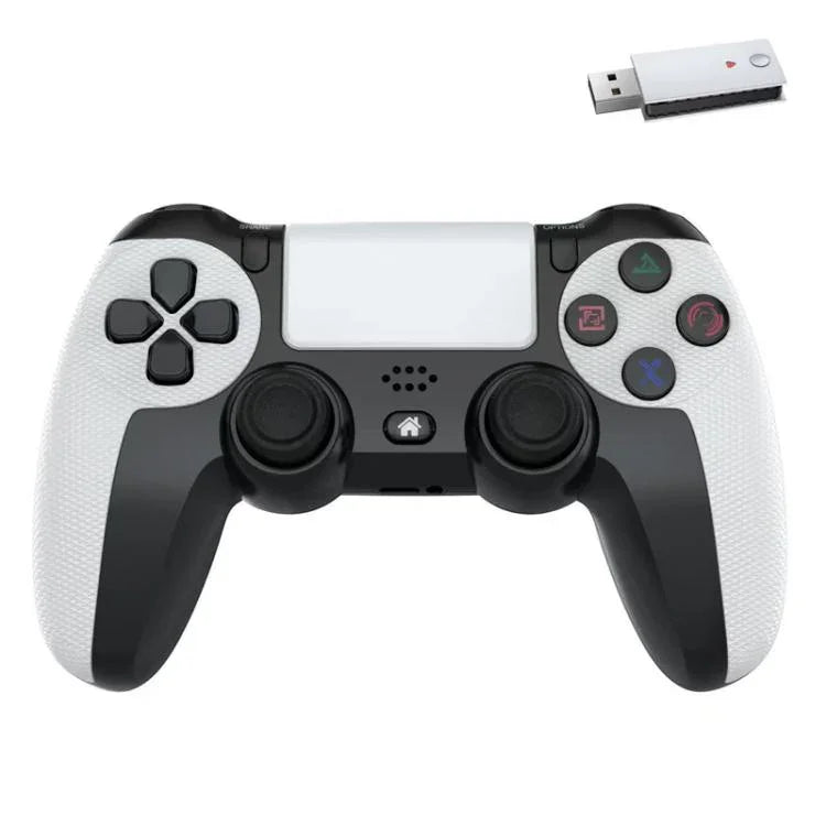 يد تحكم لاسلكية مزدوجة المحرك والاهتزاز 6 محاور 2.4G لأجهزة PS4 / PS5 / أندرويد / iOS / الكمبيوتر الشخصي