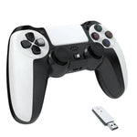 يد تحكم لاسلكية مزدوجة المحرك والاهتزاز 6 محاور 2.4G لأجهزة PS4 / PS5 / أندرويد / iOS / الكمبيوتر الشخصي