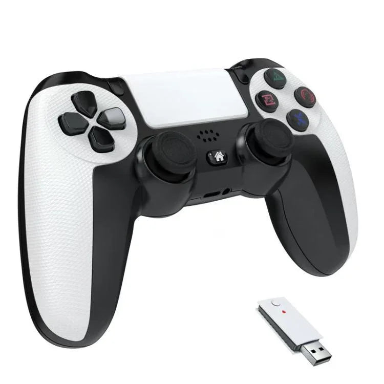 يد تحكم لاسلكية مزدوجة المحرك والاهتزاز 6 محاور 2.4G لأجهزة PS4 / PS5 / أندرويد / iOS / الكمبيوتر الشخصي