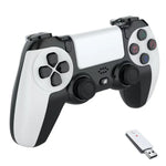 يد تحكم لاسلكية مزدوجة المحرك والاهتزاز 6 محاور 2.4G لأجهزة PS4 / PS5 / أندرويد / iOS / الكمبيوتر الشخصي