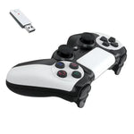 يد تحكم لاسلكية مزدوجة المحرك والاهتزاز 6 محاور 2.4G لأجهزة PS4 / PS5 / أندرويد / iOS / الكمبيوتر الشخصي