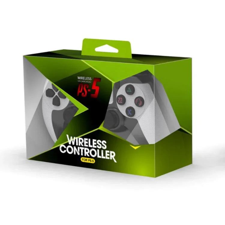 يد تحكم لاسلكية مزدوجة المحرك والاهتزاز 6 محاور 2.4G لأجهزة PS4 / PS5 / أندرويد / iOS / الكمبيوتر الشخصي