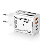 شاحن متعدد المنافذ للهاتف المحمول 2 USB + 2 PD Type-C 2 أمبير