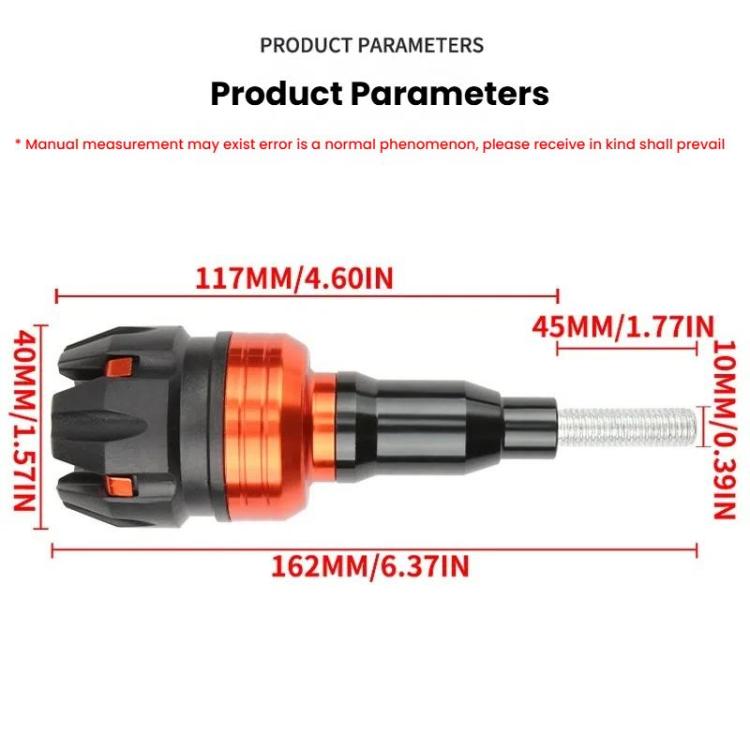 Motorcycle Modification Parts Universal Anti-Drop Rubber Sports Bike Scooter Frame Anti-Drop Bar