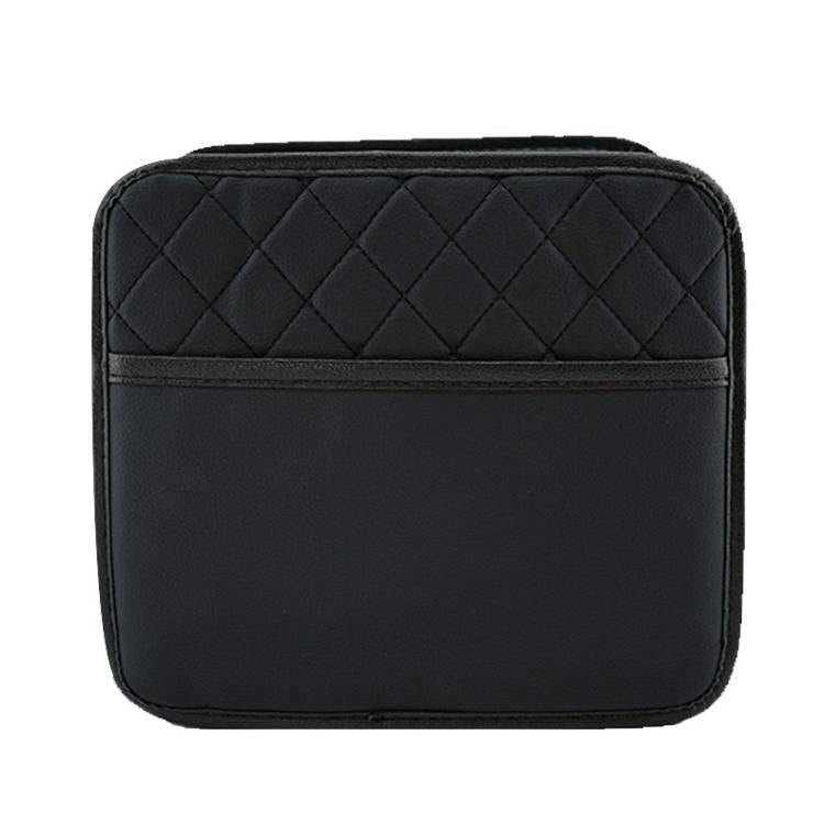 Multifunctional Car Seat Back Storage Bag Car Leather Trash Can Decoration Products