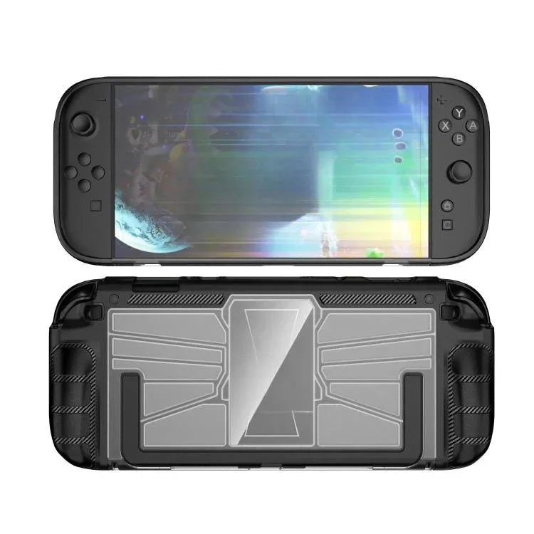 غطاء قطعة واحدة من TPU + PC لجهاز Nintendo Switch 2، غلاف واقي ضد الصدمات، غطاء قطعة واحدة من TPU + PC باللون الأسود، غطاء قطعة واحدة من TPU + PC باللون الأبيض