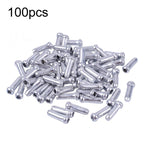 100pcs ZTTO Aluminum Bicycle Brake Shifter Bobbin Caps Mountain Bike Cable Tail Cap