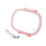 Car Passenger Sun Visor LED Light Makeup Mirror
