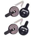 2pairs ZTTO Bicycle Disc Braking Pads Mountain Bike Semi-Metallic Resin Brake Pads, MS-01B, MS-01D, MS-01E, MS-01F, MS-02A, MS-02B, MS-02D, MS-02F, MS-03F, MS-04B, MS-05B, MS-05C, MS-07B, MS-07C, MS-07C With Hole, MS-08A, MS-08B, MS-11A, MS-11C, MS-11D...