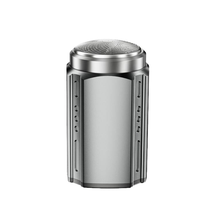 Portable Electric Shaver for Men with LCD Display – Travel-Friendly Mini Shaver, USB Type-C Fast Charging, Waterproof & Washable Design, 6-blade Head Dark Metallic Gray, Floating Blade Dark Metallic Gray, 6-blade Head Black, Floating Blade Black
