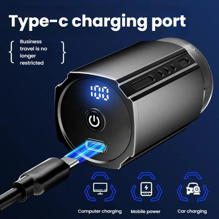 ماكينة حلاقة كهربائية محمولة للرجال بشاشة LCD – ماكينة حلاقة صغيرة للسفر، شحن سريع USB Type-C، تصميم مقاوم للماء وقابل للغسل، رأس بست شفرات رمادي معدني داكن، شفرة عائمة رمادي معدني داكن، رأس بست شفرات أسود، شفرة عائمة أسود