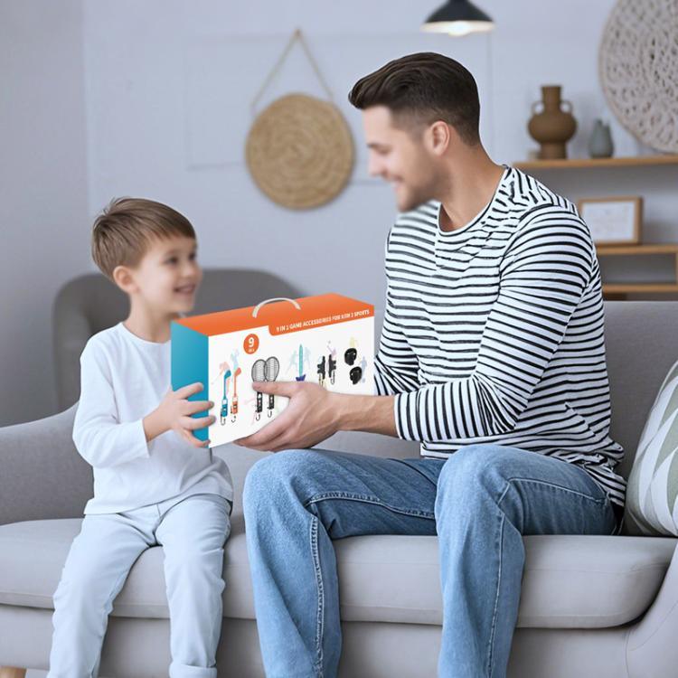 مجموعة ألعاب رياضية 9 في 1 مع مقابض يسرى ويمينية JYS NS2281 لجهاز Nintendo Switch 2