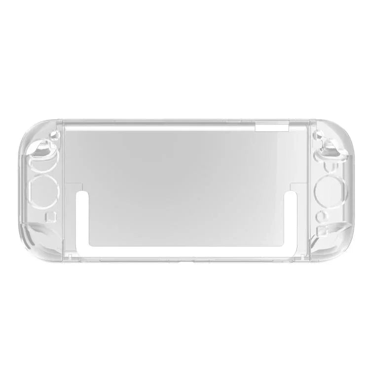 غطاء شفاف من الكريستال لجهاز Nintendo Switch 2 مع غطاء واقي شفاف لجهاز التحكم المنفصل