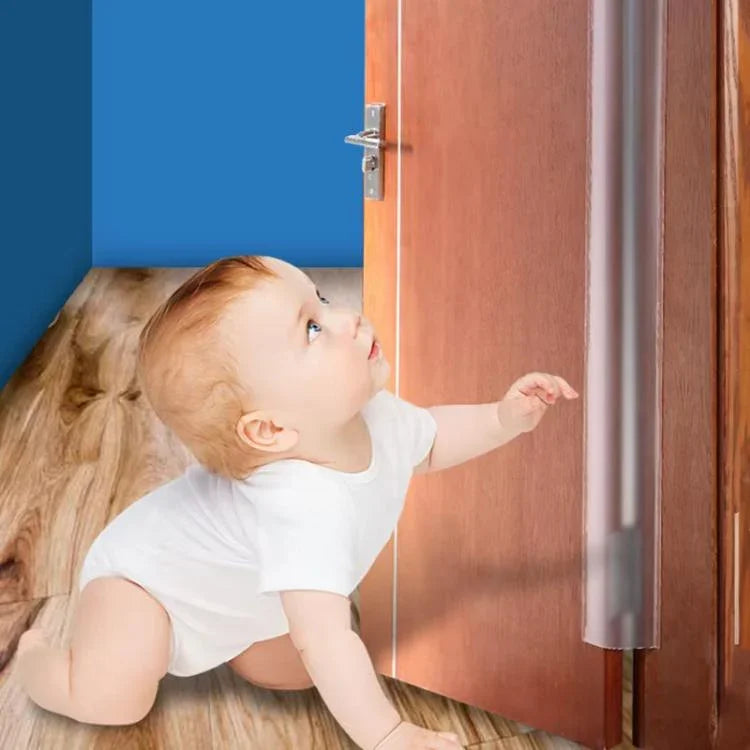 غطاء واقي مفصل باب يدوي ضد القرص، شريط حماية ذاتي اللصق لأمان الأطفال في المنزل، 120x18 سم، 120x10 سم