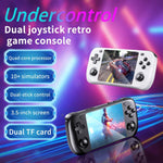 جهاز ألعاب PSP ريترو بشاشة IPS HD بحجم 3.5 بوصة نظام Linux GBA محمول، 64G، 128G