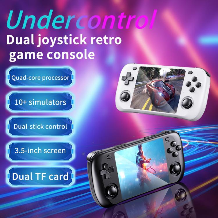 جهاز ألعاب PSP ريترو بشاشة IPS HD بحجم 3.5 بوصة نظام Linux GBA محمول، 64G، 128G