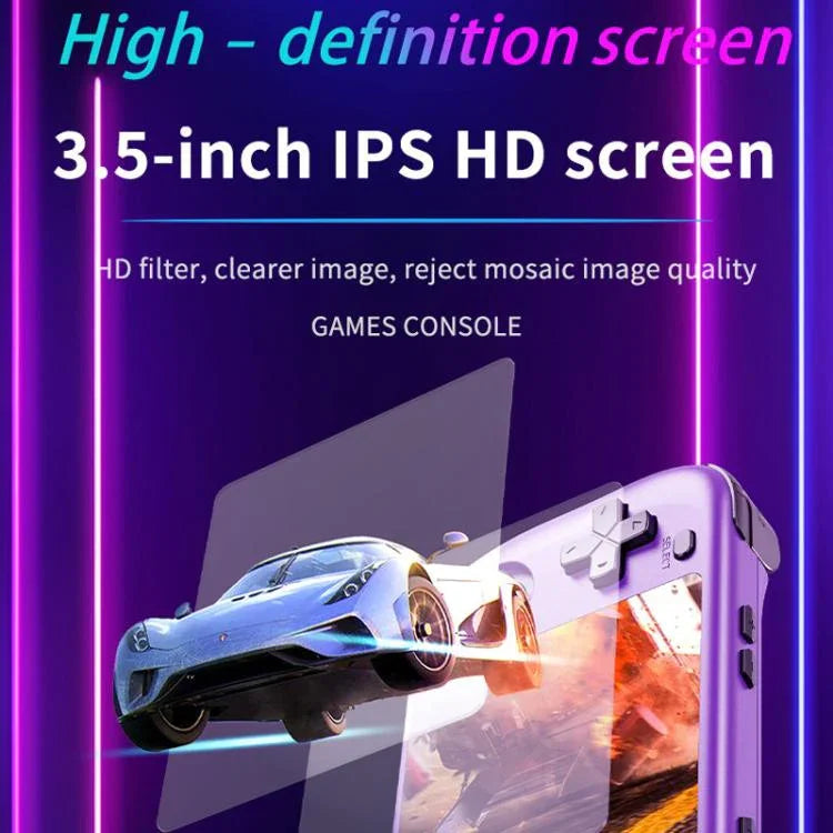 جهاز ألعاب PSP ريترو بشاشة IPS HD بحجم 3.5 بوصة نظام Linux GBA محمول، 64G، 128G