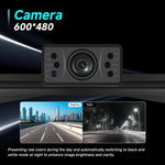 4.3 inch Digital Wireless HD 1 To 1 Reversing Display Car Center Control All-in-One Machine, With Long License Plate Holder North America, With Short License Plate Holder Europe