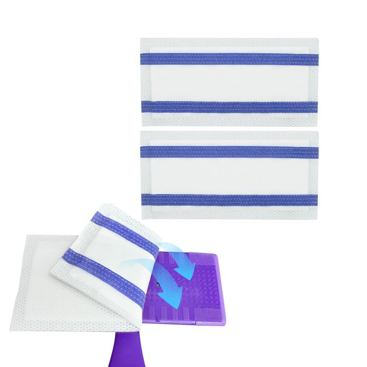 3 قطع / عبوة وسادات ممسحة للاستخدام مرة واحدة لممسحة Swiffer WetJet للتنظيف الشاق، متعددة الأسطح، بدون خطوط، تنظيف سريع، أبيض