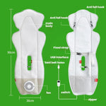 وسادة تبريد تعمل عبر USB لمقعد عربة الأطفال مع مروحة، 3 سرعات قابلة للتعديل