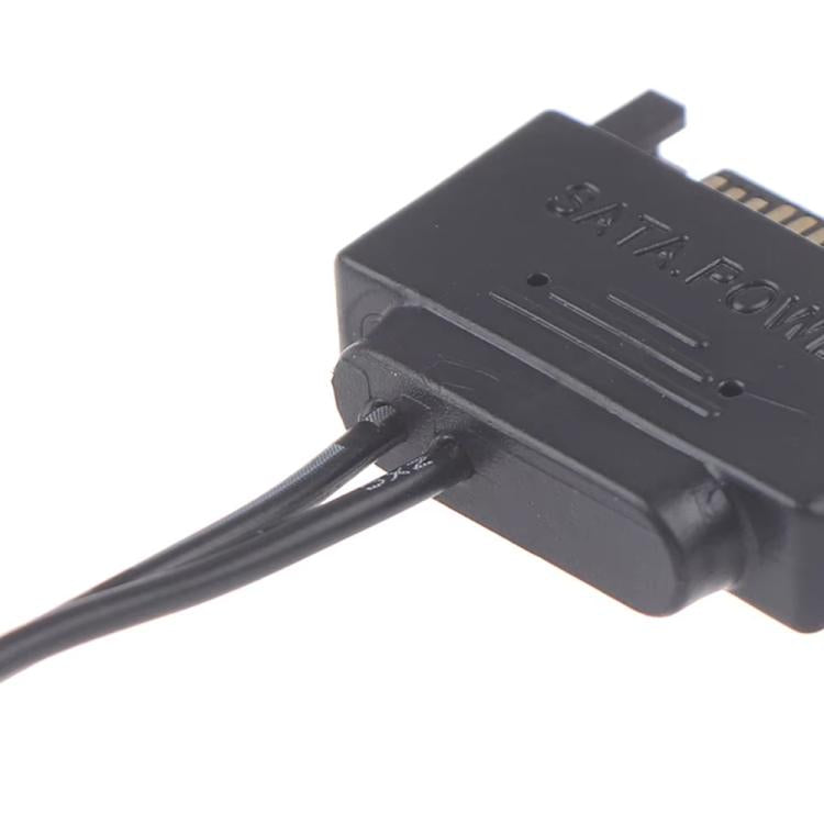 كابل توصيل SATA ذكر إلى DC 5.5 × 2.1 مم، كابل طاقة 12 فولت، 20 سم، 50 سم، 100 سم
