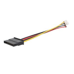 كابل طاقة DVR 4 دبابيس إلى SATA 15 دبابيس لكابل HDD، 4 دبابيس إلى SATA 15 دبابيس