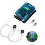مضخة هواء شفافة للأكواريوم فائقة الهدوء 220-240V، SOBO SB-248A 3W بثقب واحد، SOBO SB-348A 5W بثقبين