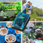 مضخة هواء شفافة للأكواريوم فائقة الهدوء 220-240V، SOBO SB-248A 3W بثقب واحد، SOBO SB-348A 5W بثقبين