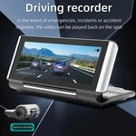 مشغل MP5 للسيارة بحجم 6.86 بوصة قابل للطي مع بلوتوث ودعم MirrorLink/CarPlay/Android Auto، B5370، B5370 مع كاميرا عكسية 4 LED، B5370 مع كاميرا عكسية 8 LED، B5370 مع كاميرا عكسية 12 LED
