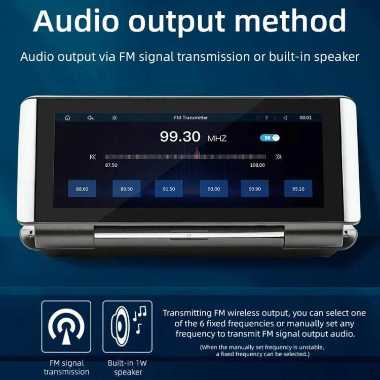 مشغل MP5 للسيارة بحجم 6.86 بوصة قابل للطي مع بلوتوث ودعم MirrorLink/CarPlay/Android Auto، B5370، B5370 مع كاميرا عكسية 4 LED، B5370 مع كاميرا عكسية 8 LED، B5370 مع كاميرا عكسية 12 LED