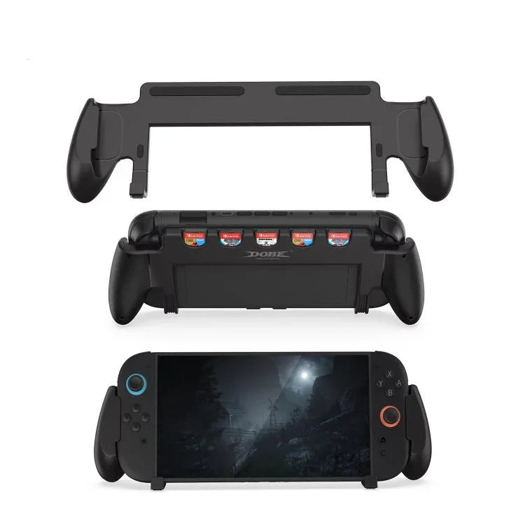 غطاء قبضة مريح شامل لجهاز Nintendo Switch 2 من DOBE مع تخزين مدمج لبطاقات الألعاب، TNS-3179