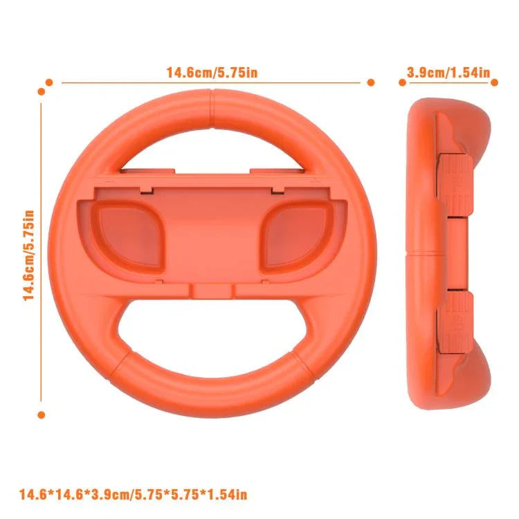 2pcs /Pack Steering Wheel Grip for Nintendo Switch 2/Switch Joy-Con Controllers