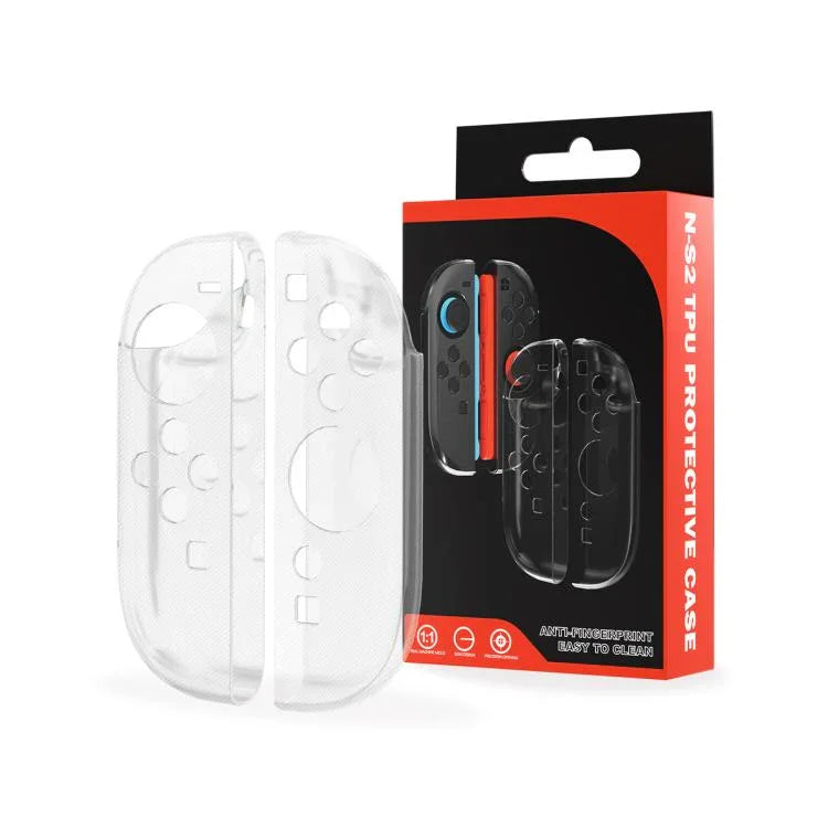 غطاء واقي شفاف ناعم من TPU لوحدات تحكم Nintendo Switch 2 Joy-Con