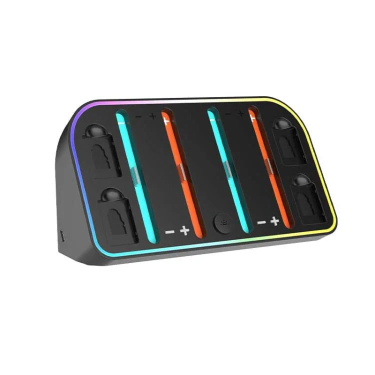 قاعدة شحن حائطية لوحدات Nintendo Switch 2 JoyCon مع إضاءة RGB، HBS-2807