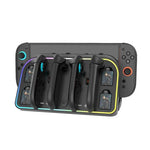 قاعدة شحن حائطية لوحدات Nintendo Switch 2 JoyCon مع إضاءة RGB، HBS-2807