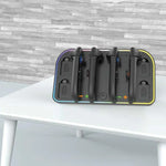 قاعدة شحن حائطية لوحدات Nintendo Switch 2 JoyCon مع إضاءة RGB، HBS-2807