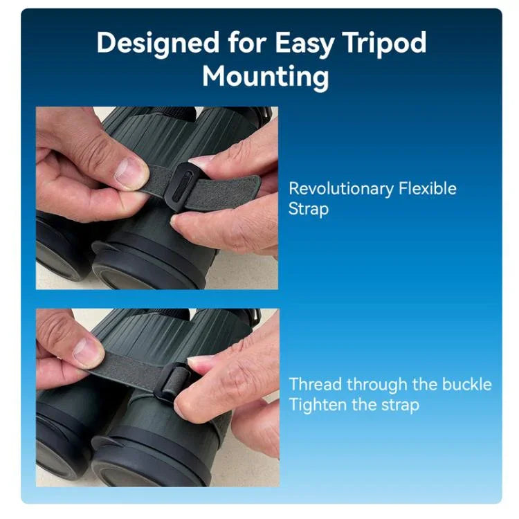 مجموعة تثبيت منظار APEXEL BinoClamp Pro مع إطلاق سريع وحامل منظار من الألمنيوم دوار 360 درجة، APL-F007
