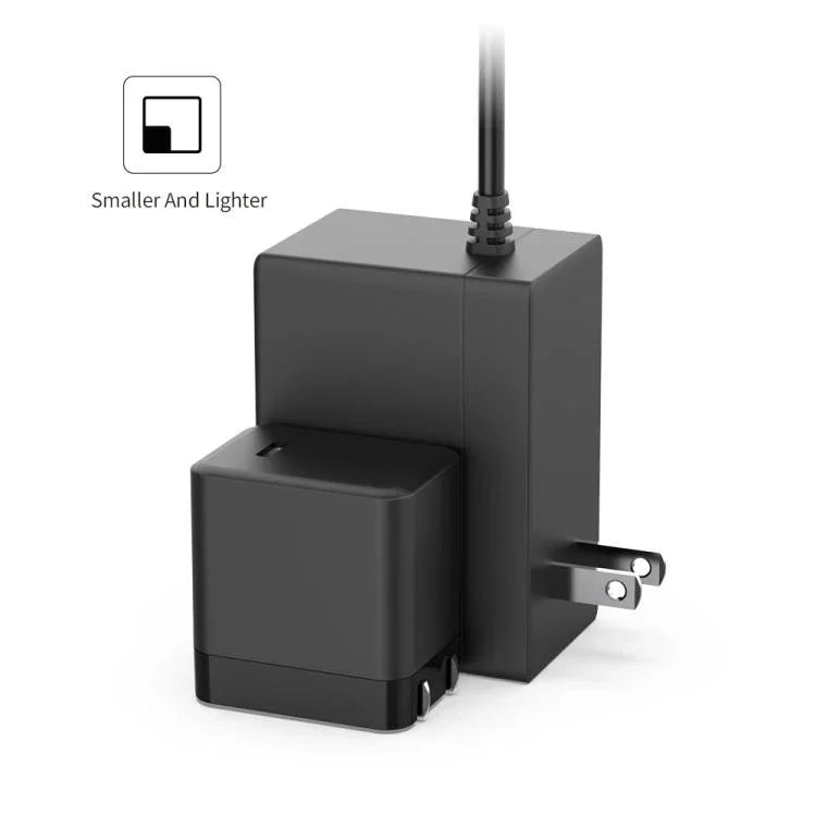شاحن سريع DOBE GaN بقوة 45 واط لـ Nintendo Switch 2 / Switch OLED / Switch / Switch Lite بمنفذ USB-C وقابس أمريكي، لـ Nintendo Switch 2