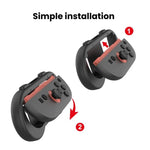 لـ Nintendo Switch 2 زوج من مقابض Joy-Con مريحة مع حزام معصم قابل للتعديل