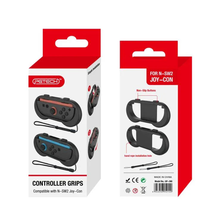 لـ Nintendo Switch 2 زوج من مقابض Joy-Con مريحة مع حزام معصم قابل للتعديل