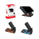 حامل صندوق بطاقات KJH لجهاز Nintendo Switch 2 / Switch OLED / Lite قابل للطي مع 9 فتحات لألعاب الكروت و4 فتحات لبطاقات SD