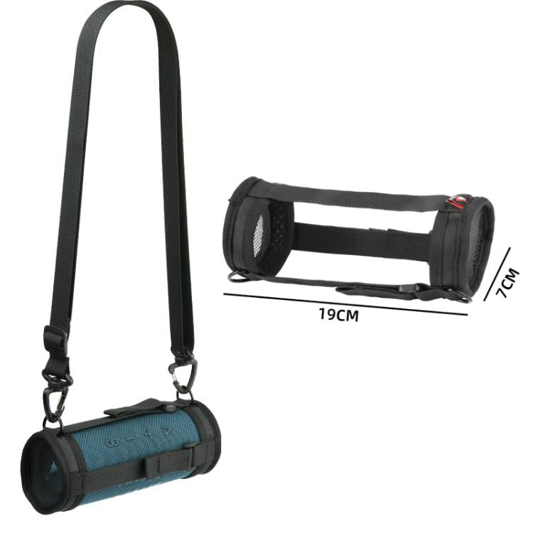 حافظة واقية محمولة مع حزام كتف مفرد لسماعة بلوتوث JBL Flip 7/6، أسود 3