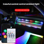 3 Control App Remote Control Colorful Car Interior Ambient Lighting Modified LED Acrylic USB Car Ambient Lighting, 110cm+75cm x 4+35cm+Footlight x 4 10 In 1, 110cm+75cm x 4+35cm 6 In 1, 110cm, 110cm x 2 2 In 1, 110cm x 3 3 In 1, 110cm x 4 4 In 1       ...