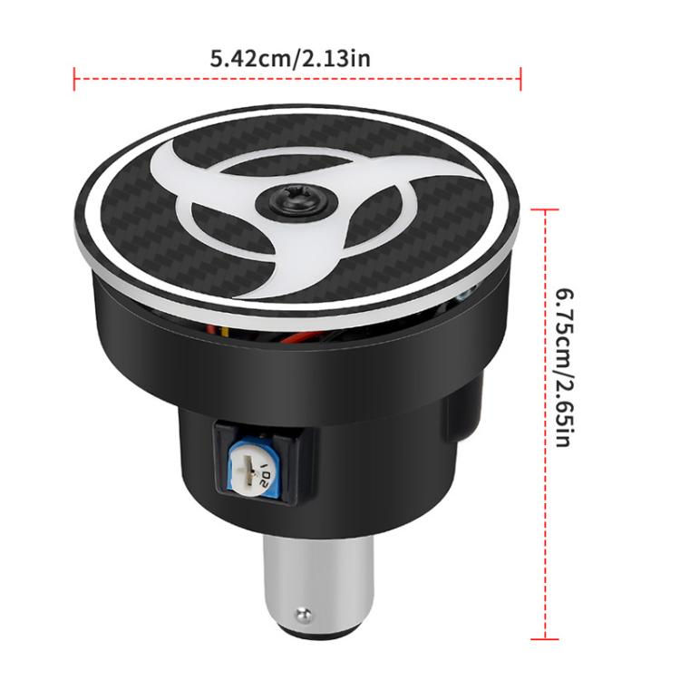 Highlight Motorcycle Rotating Brake Lights LED Tail Lights Modified Car Lights, Windmill, Gear, Bauhinia Flower, Whirlwind, Million Flowers, Compass