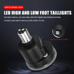 Highlight Motorcycle Rotating Brake Lights LED Tail Lights Modified Car Lights, Windmill, Gear, Bauhinia Flower, Whirlwind, Million Flowers, Compass