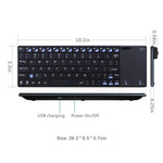 Rii K12+ Office Computer Notebook Silent 2.4GHz Wireless Mini Keyboard