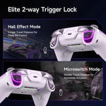جهاز تحكم ألعاب لاسلكي EasySMX D10 مع زناد مزدوج الوضع وعصا تحكم TMR Hall Effect، قاعدة شحن لـ PC/Switch/هاتف/Steam