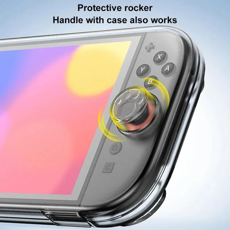 حافظة تخزين بلورية لجهاز Nintendo Switch 2، منظم مقاوم للخدش، صندوق سفر مع 14 فتحة لألعاب الكروت، حافظة الجهاز شفافة بيضاء، حافظة الجهاز شفافة سوداء